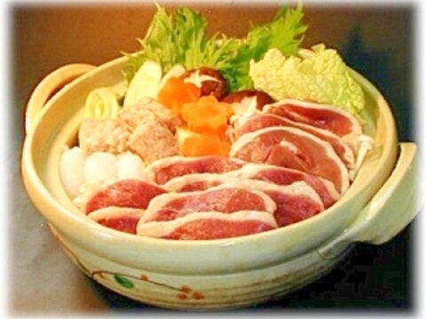 みんなで囲める鴨鍋セット3~4人前